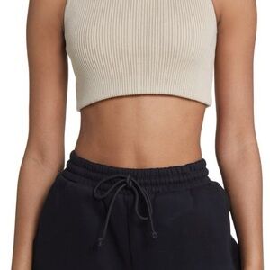 Rib Crop Tank Top Fear of God Essentials NWOT